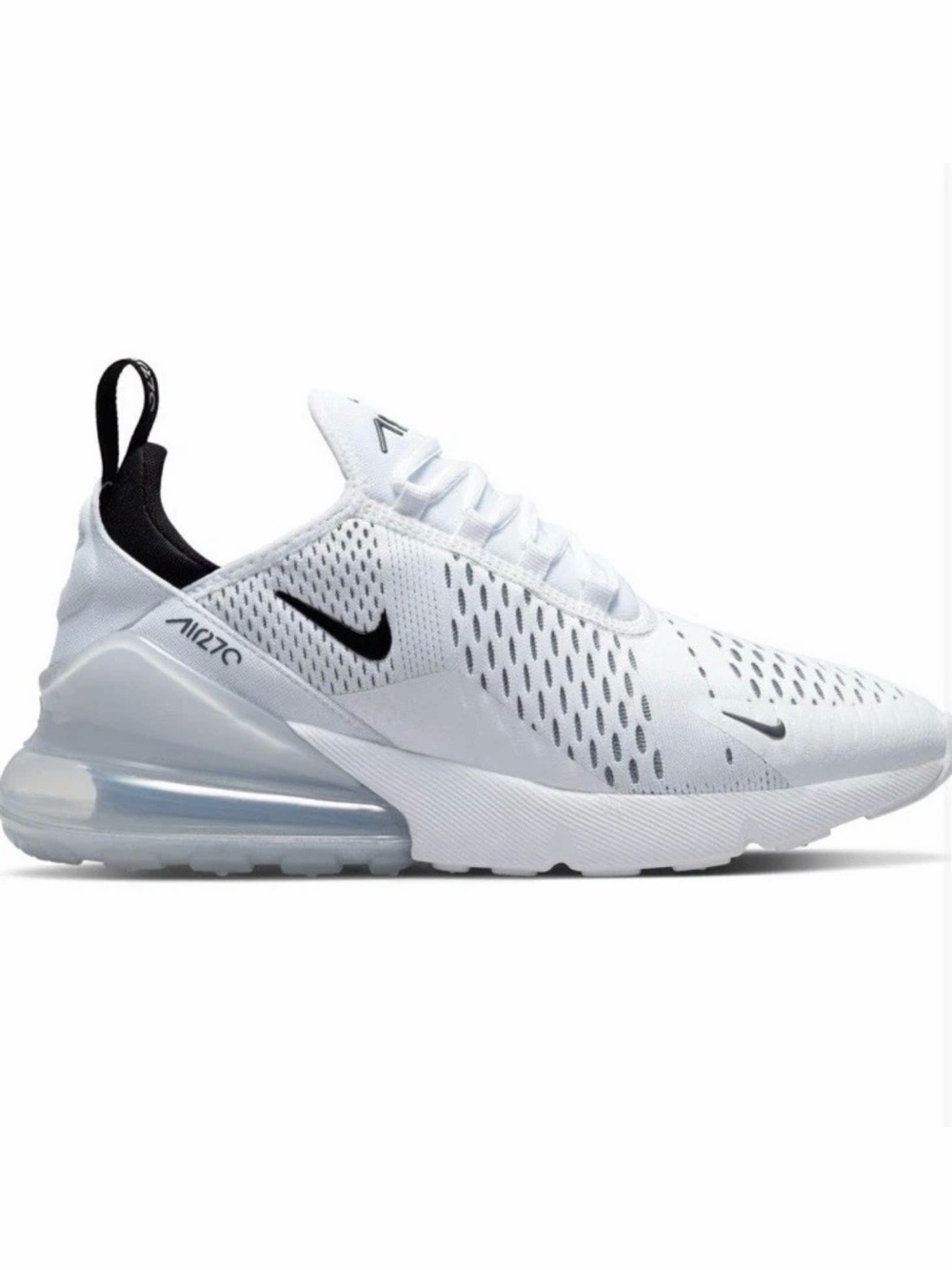 Nike Air Max 270 White Black - Women's Size 8 - AH6789-100 BRAND NEW in box - Picture 6 of 12